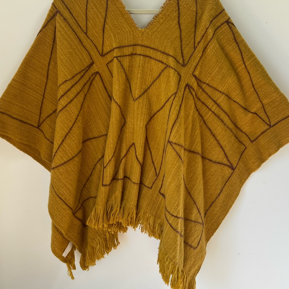 Warm Mustard Textured Wrap